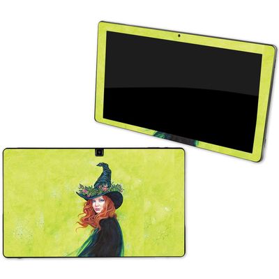 MightySkins Skin Compatible with NuVision Supreme 1001 Tablet - Pretty Witch | Protective, Durable, and Unique Vinyl Decal wrap Cover | Easy to Apply, Remove, and Change Styles | Made in The USA