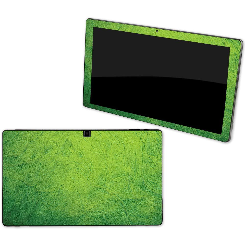 MightySkins Skin Compatible with NuVision Supreme 1001 Tablet - Green Cement | Protective, Durable, and Unique Vinyl Decal wrap Cover | Easy to Apply, Remove, and Change Styles | Made in The USA