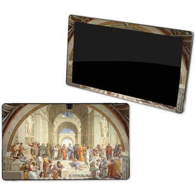 MightySkins Skin Compatible with NuVision Supreme 1001 Tablet - School of Athens | Protective, Durable, and Unique Vinyl Decal wrap Cover | Easy to Apply, Remove, and Change Styles | Made in The USA