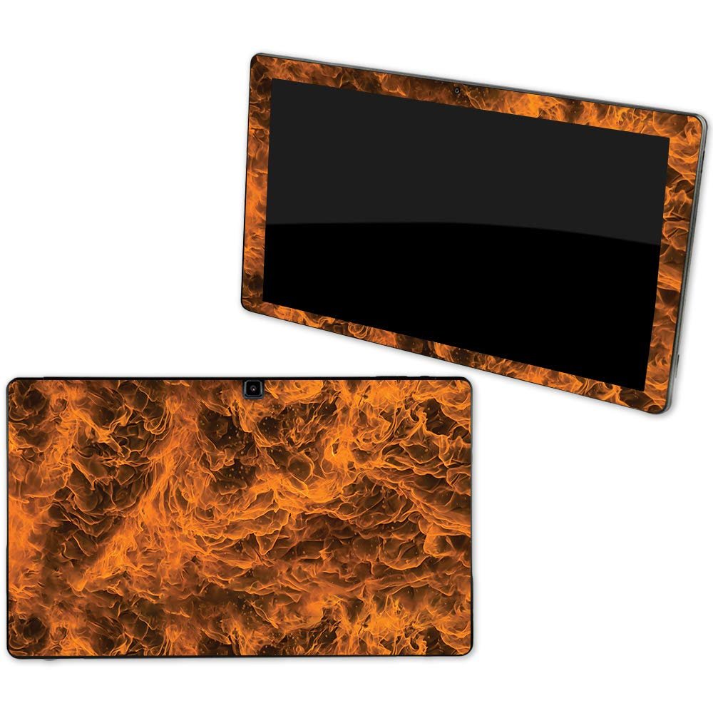 MightySkins Skin Compatible with NuVision Supreme 1001 Tablet - Burning Up | Protective, Durable, and Unique Vinyl Decal wrap Cover | Easy to Apply, Remove, and Change Styles | Made in The USA