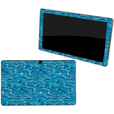 MightySkins Skin Compatible with NuVision Supreme 1001 Tablet - Dolphin Gang | Protective, Durable, and Unique Vinyl Decal wrap Cover | Easy to Apply, Remove, and Change Styles | Made in The USA