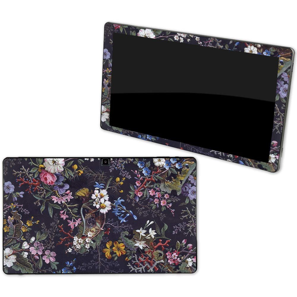 MightySkins Skin Compatible with NuVision Supreme 1001 Tablet - Midnight Blossom | Protective, Durable, and Unique Vinyl Decal wrap Cover | Easy to Apply, Remove, and Change Styles | Made in The USA
