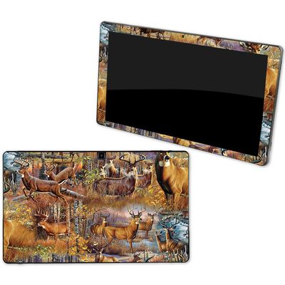 MightySkins Skin Compatible with NuVision Supreme 1001 Tablet - Deer Pattern | Protective, Durable, and Unique Vinyl Decal wrap Cover | Easy to Apply, Remove, and Change Styles | Made in The USA