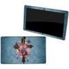 MightySkins Skin Compatible with NuVision Supreme 1001 Tablet - Rose Cross | Protective, Durable, and Unique Vinyl Decal wrap Cover | Easy to Apply, Remove, and Change Styles | Made in The USA view 1