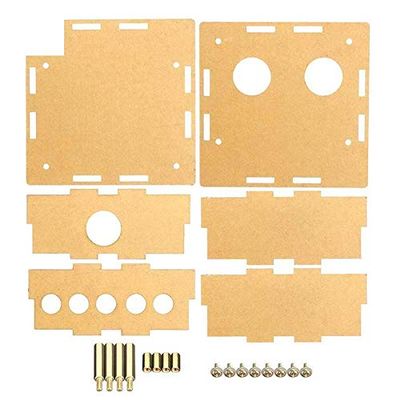 17Pcs/Set Transparent Acrylic Housing Shell for 6J1 Tube Preamplifier Amplifier