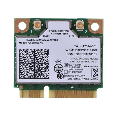 7260HMW Dualband Card with Bluetooth 4.0, Mini PCI-E Network Card for Desktop,All-in-one Machine, Notebook, Advertising Machine, etc