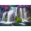 Baocicco 8x6.5ft Beautiful Waterfall Backdrops for Photography Summer Theme Party Holiday Festival Purple Flowers Lake Wedding Photo Backdrop Adults Children Photo Studio Video Shooting Props Booth view 4
