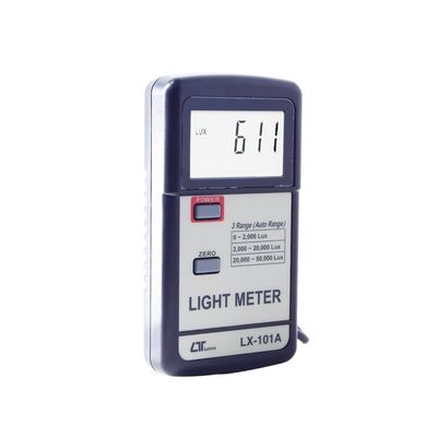 LX-101A Digital Lux Meter Along with Factory Calibration Certificate (Range: 50,000 Lux) for Auditoriums, Theatres, Stadiums, Amphitheatre, OT Rooms