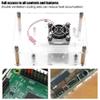 Acrylic Shell for pi,ASHATA Acrylic PMMA Enclosure Box Protective Case Cooling Fan for Pi 2 3 Model B and Pi B + view 2