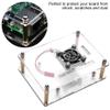 Acrylic Shell for pi,ASHATA Acrylic PMMA Enclosure Box Protective Case Cooling Fan for Pi 2 3 Model B and Pi B + view 4
