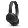 JBL Tune 500 - Wired on-ear headphones, JBL Pure Bass Sound, 1-button remote/mic, Tangle-free flat cable, Lightweight and foldable design, Ask Siri or Google Now (Black) view 1