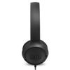 JBL Tune 500 - Wired on-ear headphones, JBL Pure Bass Sound, 1-button remote/mic, Tangle-free flat cable, Lightweight and foldable design, Ask Siri or Google Now (Black) view 3