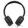 JBL Tune 500 - Wired on-ear headphones, JBL Pure Bass Sound, 1-button remote/mic, Tangle-free flat cable, Lightweight and foldable design, Ask Siri or Google Now (Black) view 4