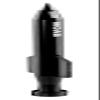 VMS RACING BLACK MOAB ANTENNA in Heavy Gauge CNC Machined Billet Aluminum Short Compatible with GMC SIERRA 1500 2500 3500 view 2
