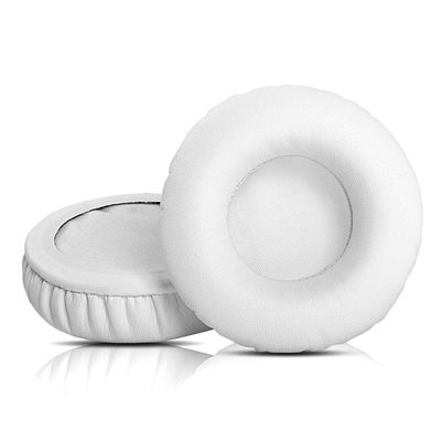1 Pair of Ear Pads Cushion Cover Earpads Replacement Compatible with Pioneer HDJ1000 HDJ1500 HDJ2000 Headphones (White)