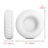 1 Pair of Ear Pads Cushion Cover Earpads Replacement Compatible with Pioneer HDJ1000 HDJ1500 HDJ2000 Headphones (White) view 2
