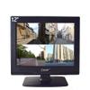 Cocar 12 Inch LCD Security CCTV Monitor VGA HDMI AV BNC, 4:3 HD Display LED Backlight Screen with USB Drive Player for Home Surveillance Camera STB PC 800x600 Resolution Built-in Speaker Audio in/Out view 1