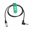 HangTon Hirose 4 Pin Right Angle Locking DC Power Cable for Sony F55 Camera Zaxcom Lectrosonics SR Receiver PIX-E5, SmallHD, Atomos Ninja V Monitor (80cm) view 1