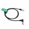 HangTon Hirose 4 Pin Right Angle Locking DC Power Cable for Sony F55 Camera Zaxcom Lectrosonics SR Receiver PIX-E5, SmallHD, Atomos Ninja V Monitor (80cm) view 2