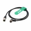 HangTon Hirose 4 Pin Right Angle Locking DC Power Cable for Sony F55 Camera Zaxcom Lectrosonics SR Receiver PIX-E5, SmallHD, Atomos Ninja V Monitor (80cm) view 3