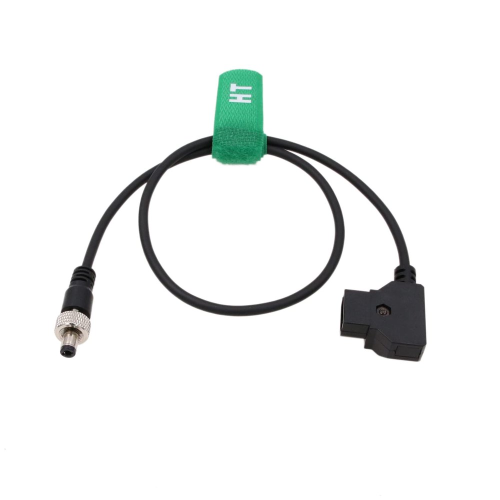 HangTon 12V Locking DC Power Cable V-Mount D-tap for Zaxcom QRX235 Decimator Converter DMON MD Cross Quad 50cm