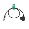 HangTon 12V Locking DC Power Cable V-Mount D-tap for Zaxcom QRX235 Decimator Converter DMON MD Cross Quad 50cm view 1