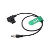 HangTon 12V Locking DC Power Cable V-Mount D-tap for Zaxcom QRX235 Decimator Converter DMON MD Cross Quad 50cm view 2