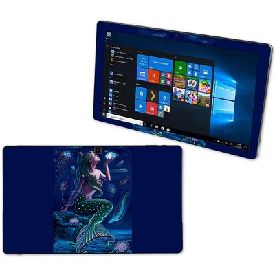 MightySkins Skin Compatible with NuVision Supreme 1001 Tablet - Luminous Mermaid | Protective, Durable, and Unique Vinyl Decal wrap Cover | Easy to Apply, Remove, and Change Styles | Made in The USA