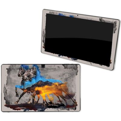 MightySkins Skin Compatible with NuVision Supreme 1001 Tablet - Mountain Horses | Protective, Durable, and Unique Vinyl Decal wrap Cover | Easy to Apply, Remove, and Change Styles | Made in The USA