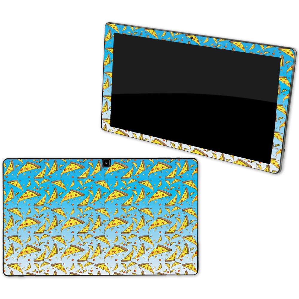 MightySkins Skin Compatible with NuVision Supreme 1001 Tablet - Raining Pizza | Protective, Durable, and Unique Vinyl Decal wrap Cover | Easy to Apply, Remove, and Change Styles | Made in The USA
