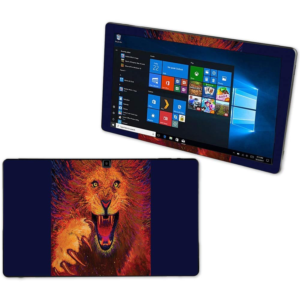MightySkins Skin Compatible with NuVision Supreme 1001 Tablet - Charging Leo | Protective, Durable, and Unique Vinyl Decal wrap Cover | Easy to Apply, Remove, and Change Styles | Made in The USA