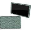 MightySkins Skin Compatible with NuVision Supreme 1001 Tablet - Teal Damask | Protective, Durable, and Unique Vinyl Decal wrap Cover | Easy to Apply, Remove, and Change Styles | Made in The USA view 1