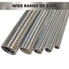 Bentley Harris ConvoShield Aluminized Nylon Wire Loom Tubing  1/2" Inch Diameter  39 Inch Long | Chrome Finish Wire Loom | High Temp. For Automotive Applications view 4
