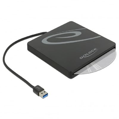 DeLock External Enclosure for 5.25 Slot-in Slim SATA Drives 9.5/12.7mm to