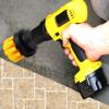 Drillbrush Home Kitchen Surfaces Tub, Shower, Tile and Grout All Purpose Power Scrubber Cleaning Kit (Yellow Brush+ Red Scrub Pads) view 4