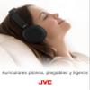 Foldable Lightweight HA-S31M On-Ear Headphones with Built-in Remote, Microphone and Call Handling, Black view 2