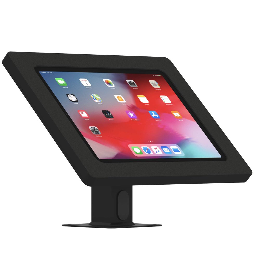 VidaMount Black Enclosure and Rotating & Tilting Desk/Table Mount [Bundle] Compatible with iPad Pro 11" (1st Gen) & Air 10.9" (4th Gen)