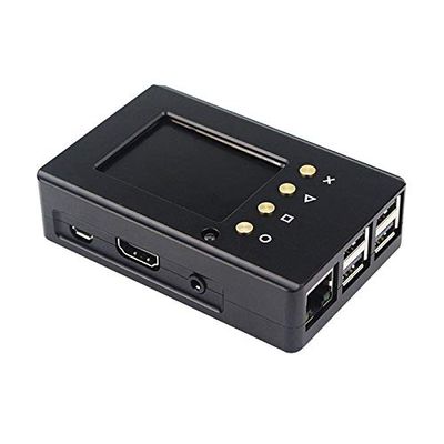 Aluminum Case with 2.2 inch LCD Screen with IR Function for Raspberry Pi 3 / 2B / B+