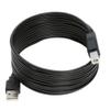 USB 2.0 Cable, Type A Male to B Male - Black 3FT, 6FT, 10FT, 15FT (6FT) view 3