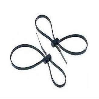 1000pc 8" or 12" Black UV Resistant or Natural Double Loop Zip Ties, 50lb (12", Natural)