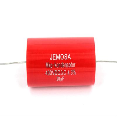 JEMOSA MKP Kondensotor 400VDC 20uf 3% Audio Capacitor Amplifier HiFi Frequency Divider Capacitance 2PCS/Lot