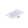10-Pack 4 Port Keystone Wall Plate, Quad Gang White Jack Insert for Ethernet, Coax, HDMI Standard Size WallPlate Cover for Home & Office view 3