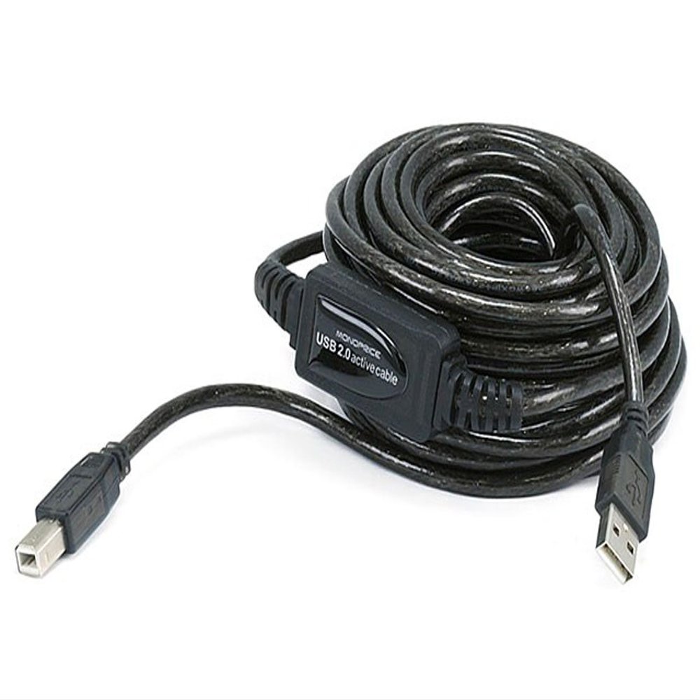 32FT Active USB Type A to Type B USB Cable