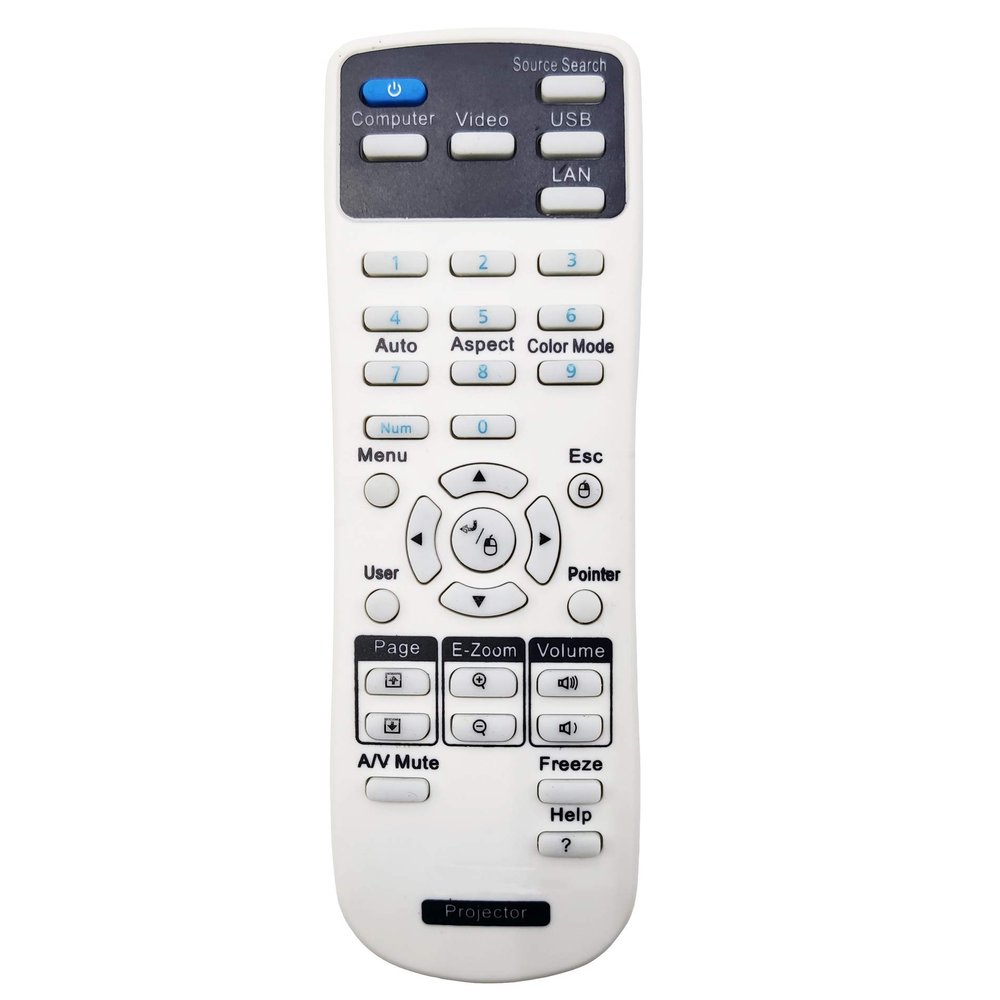 INTECHING 1547200 Projector Remote Control for Epson EX3210, EX5210, EX6210, EX7210, PowerLite 420/ 425W/ 430/ S11/ X12/ X15/ Home Cinema 500/ 710HD/ 750HD; VS210, VS220, VS310, VS315W, VS350W, VS410