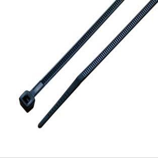 25-2000pc 4" to 60" Premium Industrial Black Wire Cable Tie UV Resistant Nylon Wrap (1000, 8" 18-lb)