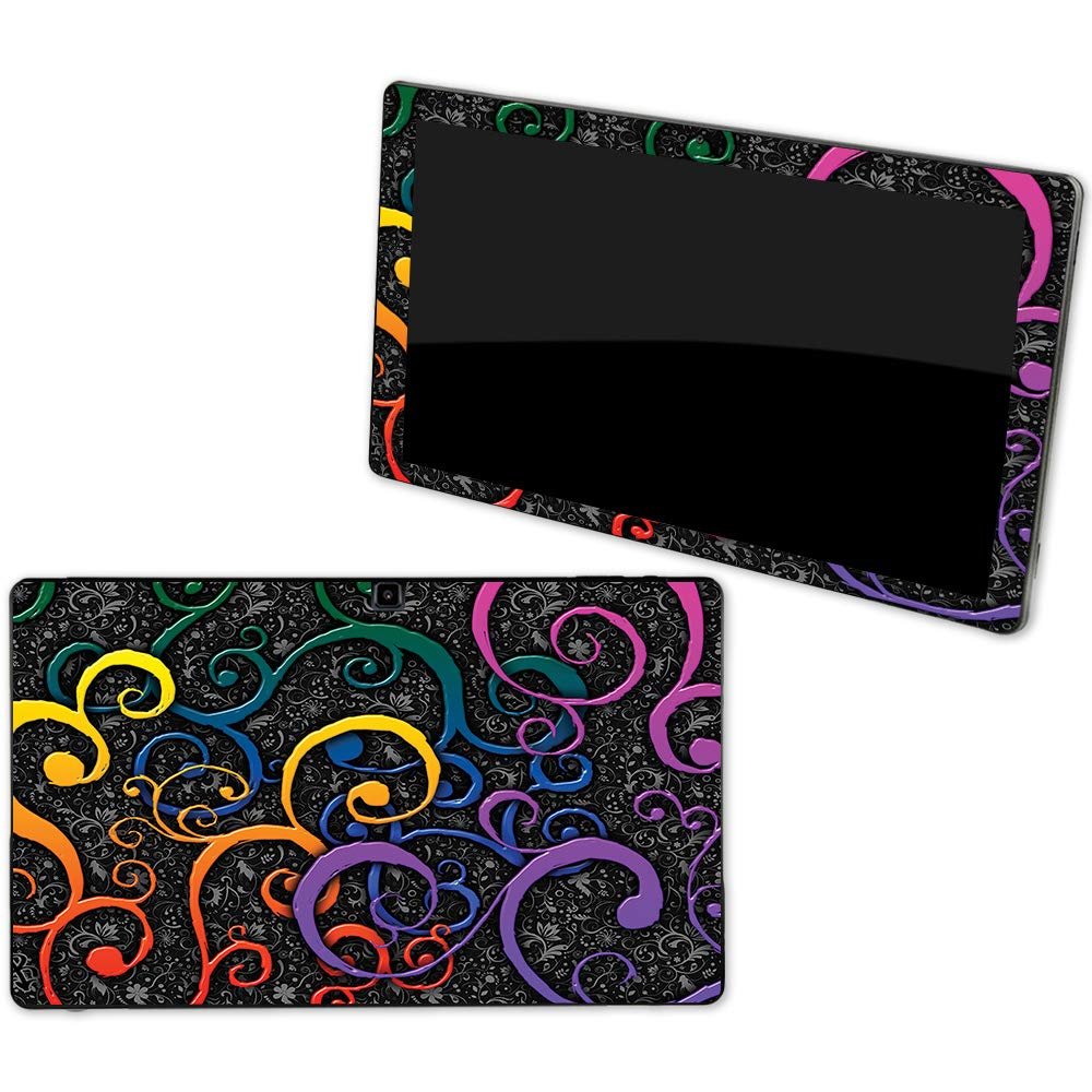 MightySkins Skin Compatible with NuVision Supreme 1001 Tablet - Color Swirls | Protective, Durable, and Unique Vinyl Decal wrap Cover | Easy to Apply, Remove, and Change Styles | Made in The USA