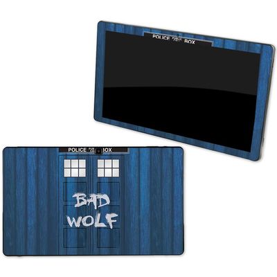 MightySkins Skin Compatible with NuVision Supreme 1001 Tablet - Time Lord Box | Protective, Durable, and Unique Vinyl Decal wrap Cover | Easy to Apply, Remove, and Change Styles | Made in The USA
