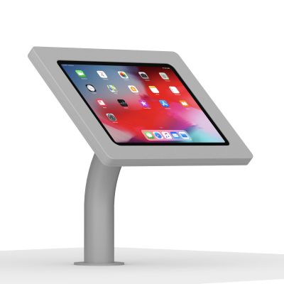 VidaMount Light Grey Enclosure and Fixed Neck Wall/Table Surface Mount [Bundle] Compatible with iPad Pro 11" (1st Gen) & Air 10.9" (4th Gen)