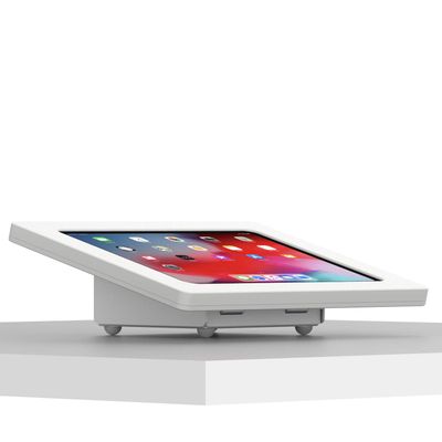 VidaMount White Enclosure and Fixed Tilted 15 Desk/Surface Mount [Bundle] Compatible with iPad Pro 11" (1st Gen) & Air 10.9" (4th Gen)