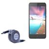 BoxWave Cable Compatible with ZTE Hawkeye - miniSync - USB-A to USB Type-C, Retractable Cable 5 Pre-Set Lengths Avoid Tangles view 1